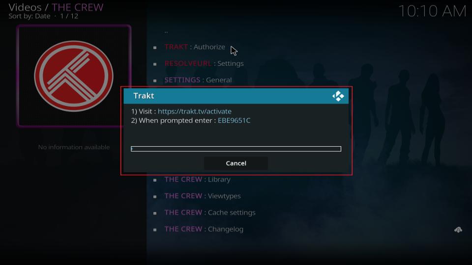 activate-trakt