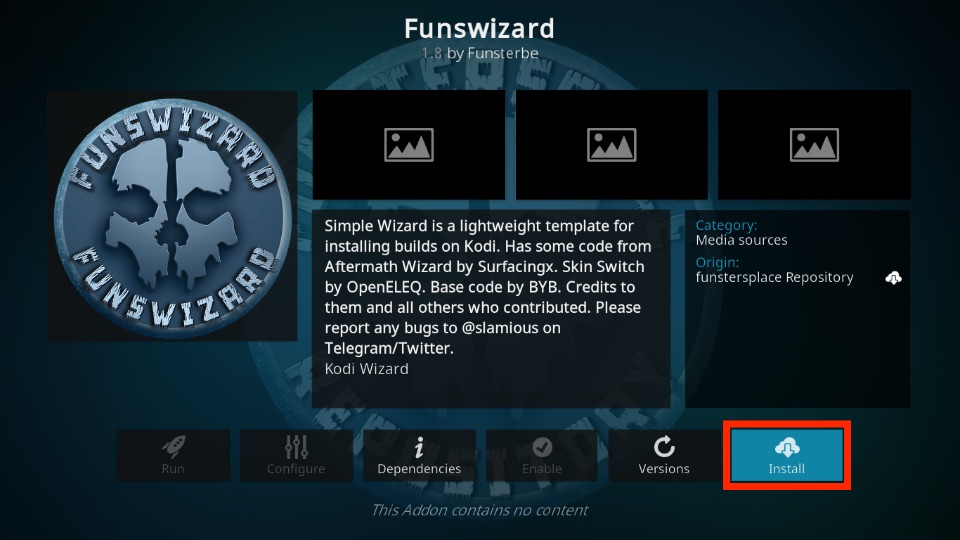 install Funswizard