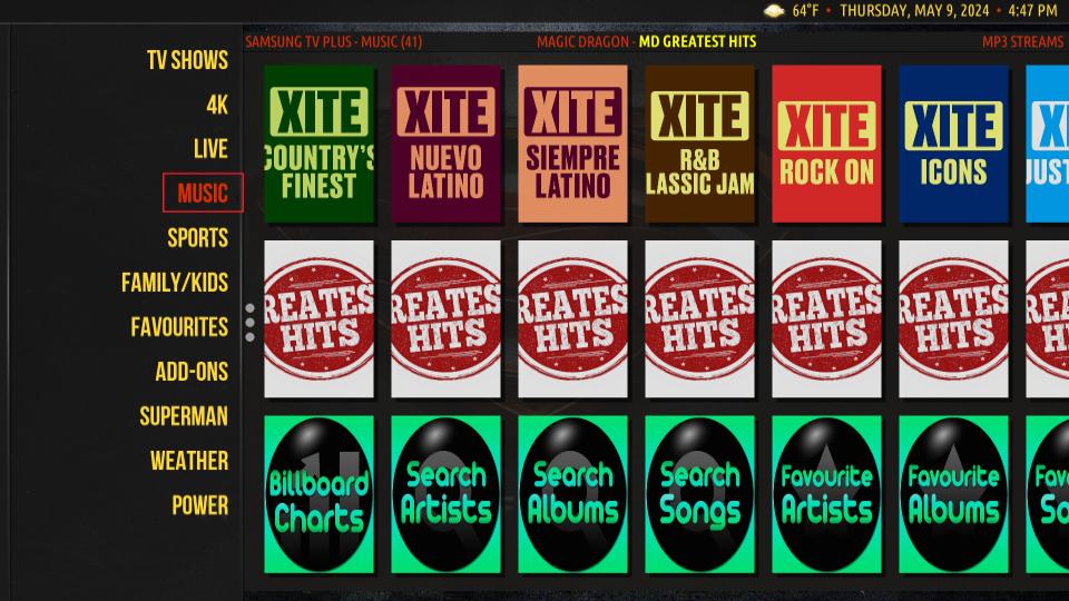 select music