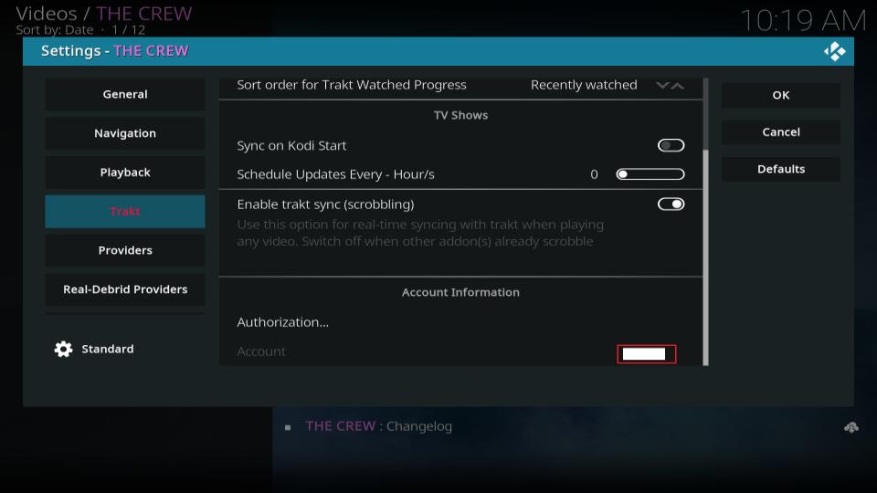 how to install crew kodi addon