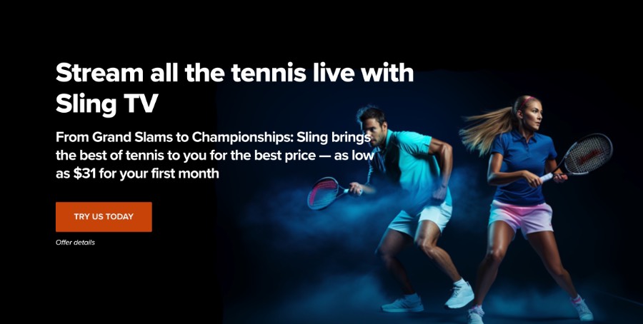 Stream Wimbledon on Sling TV