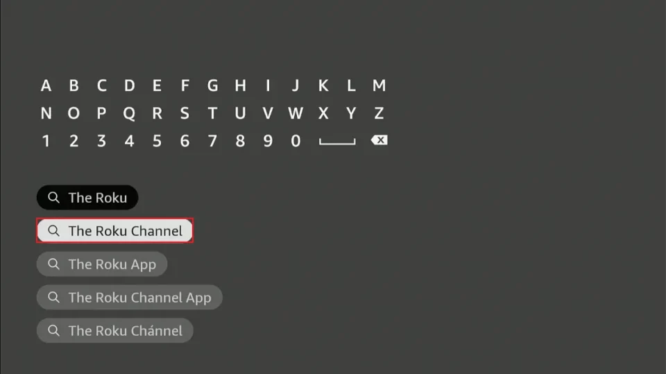 type roku channel