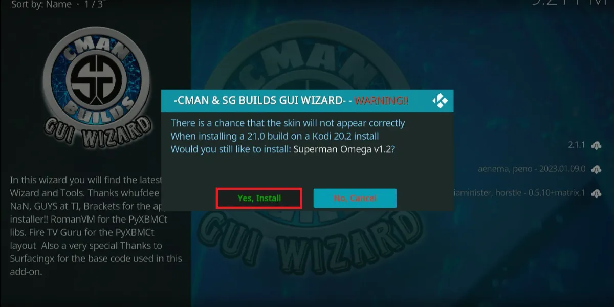 superman build for kodi