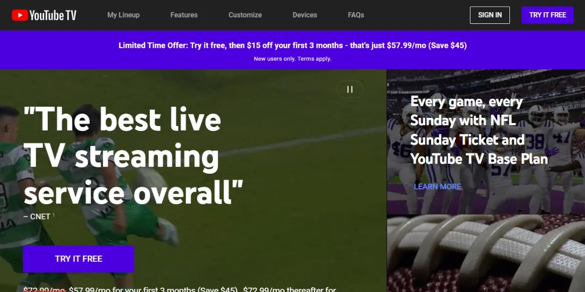 YouTube TV